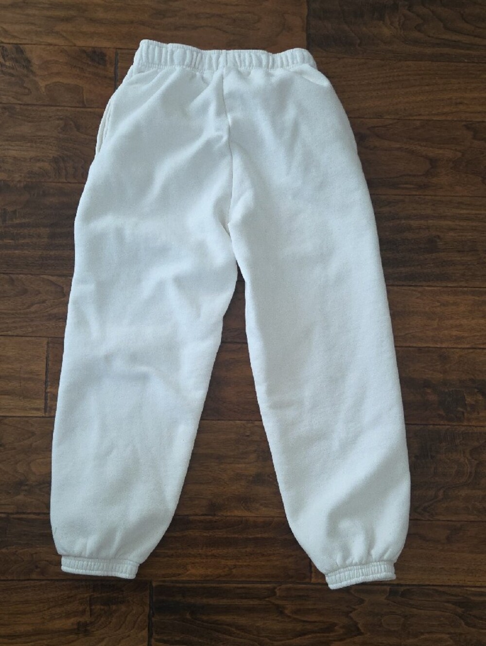 TNA White Fleece Joggers With Pockets. Size 2XS. - Picture 4 of 4